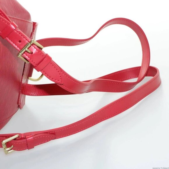 LOUIS VUITTON Epi Montsouris MM Backpack Red - Picture 6 of 16